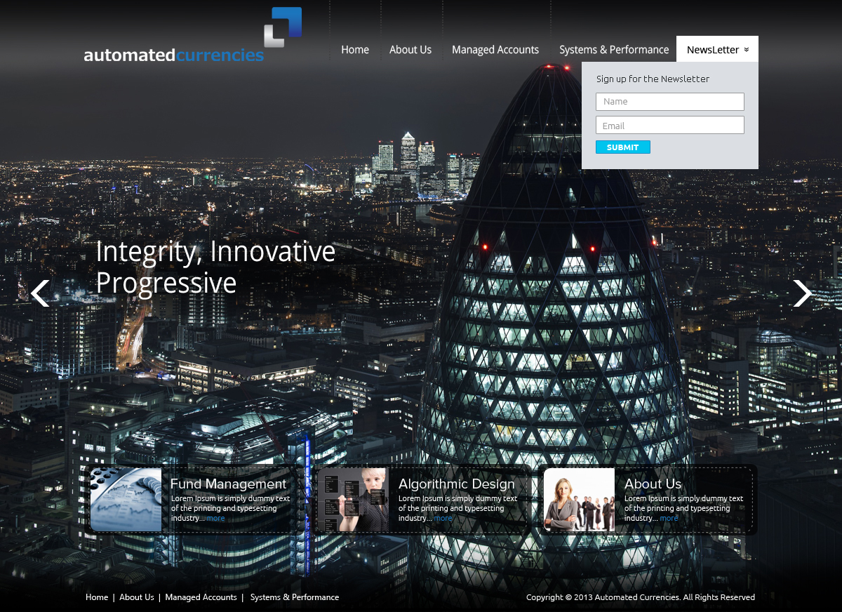 Web Design par OM pour Global FX | Design #1591022