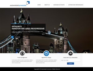 Web Design by OM for Global FX | Design #1591029