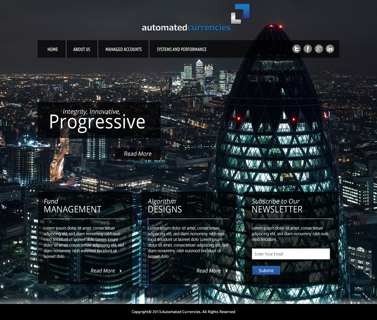 Web-Design von OM für Global FX | Design #1591033