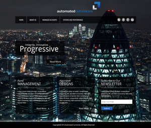 Web-Design von OM für Global FX | Design: #1591033