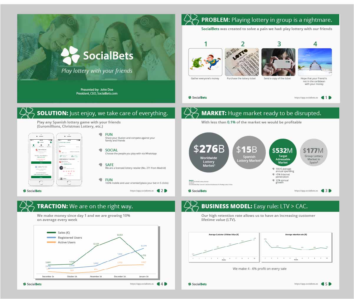 PowerPoint Design by GliderGraphx for SocialBets App S.L. | Design #13636423