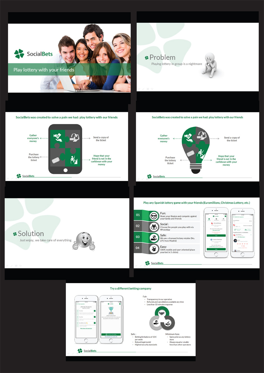PowerPoint Design by rkailas for SocialBets App S.L. | Design #13685198
