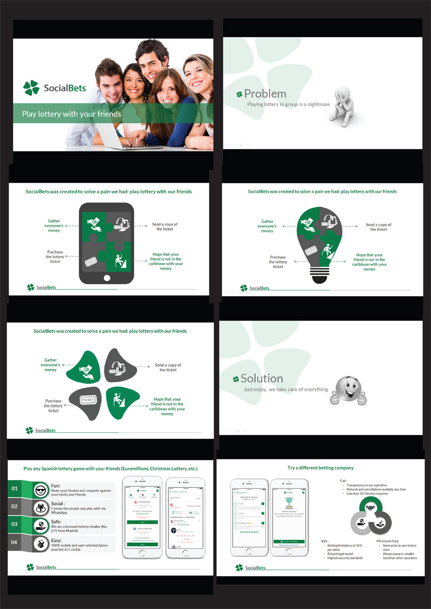 PowerPoint Design by rkailas for SocialBets App S.L. | Design #13686439