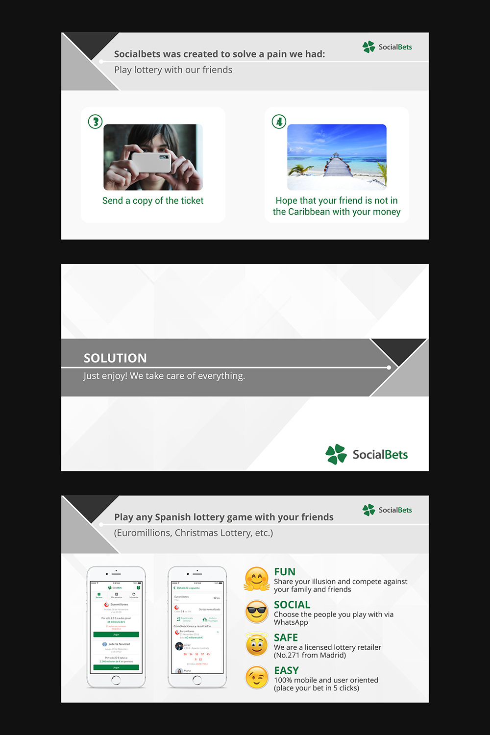 PowerPoint Design by ImageNation for SocialBets App S.L. | Design #13668542