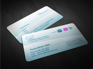 1st Impression Dental | Business Card Design by Atvento Graphics