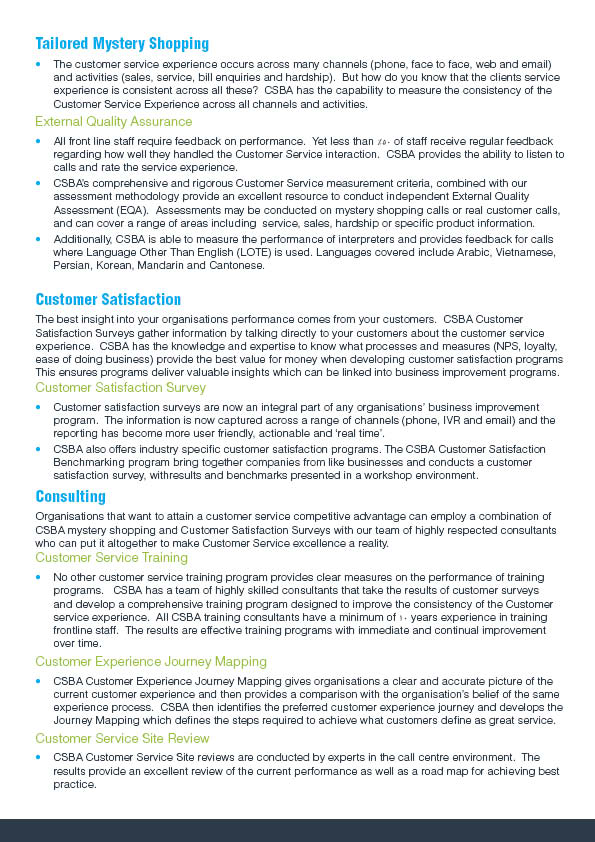 Flyer Design by mostafa for Customer Service Benchmarking Australia | Design #1551555