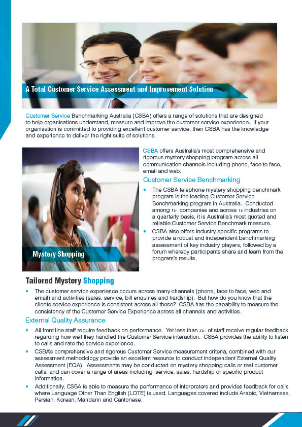 Flyer Design by mostafa for Customer Service Benchmarking Australia | Design #1551558