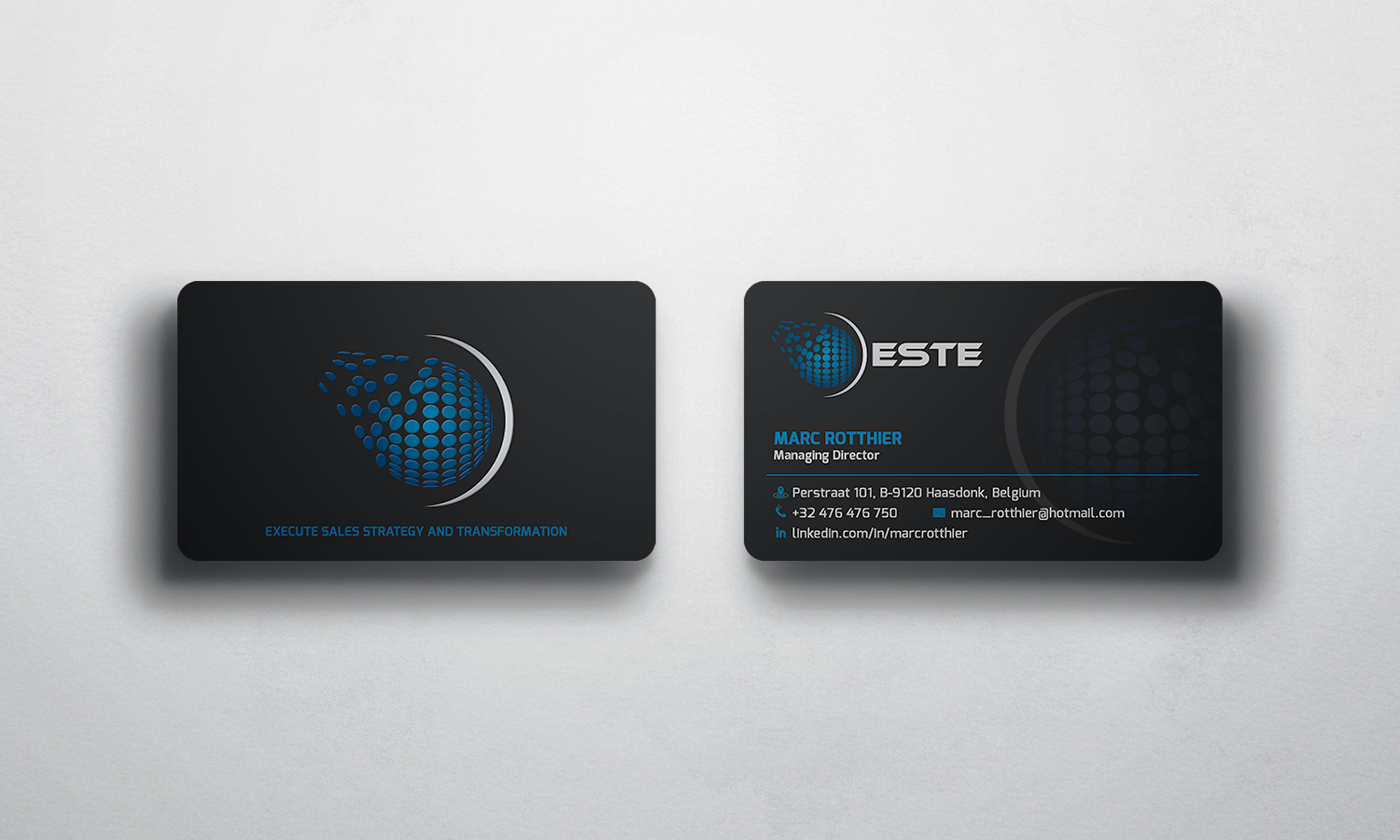 Business Card Design by Sajin for this project | Design #5630696