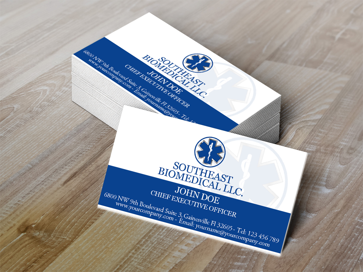 Design de Carte de Visite par Ather pour Southeast Biomedical LLC | Design #5653815
