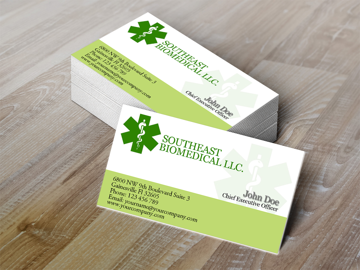 Business Card Design by Ather for Southeast Biomedical LLC | Design #5663397