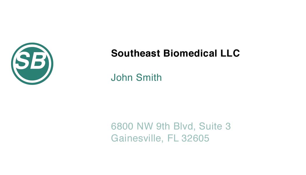 Business Card Design by louisbullock for Southeast Biomedical LLC | Design #5631974