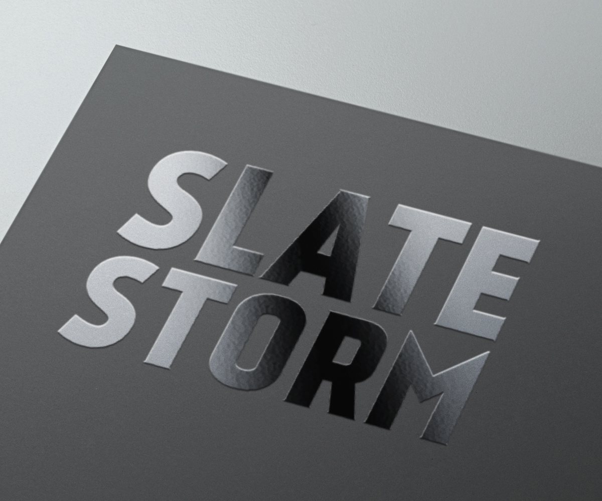 Logo Design by Courtney Cox for Slate Storm | Design #5622714