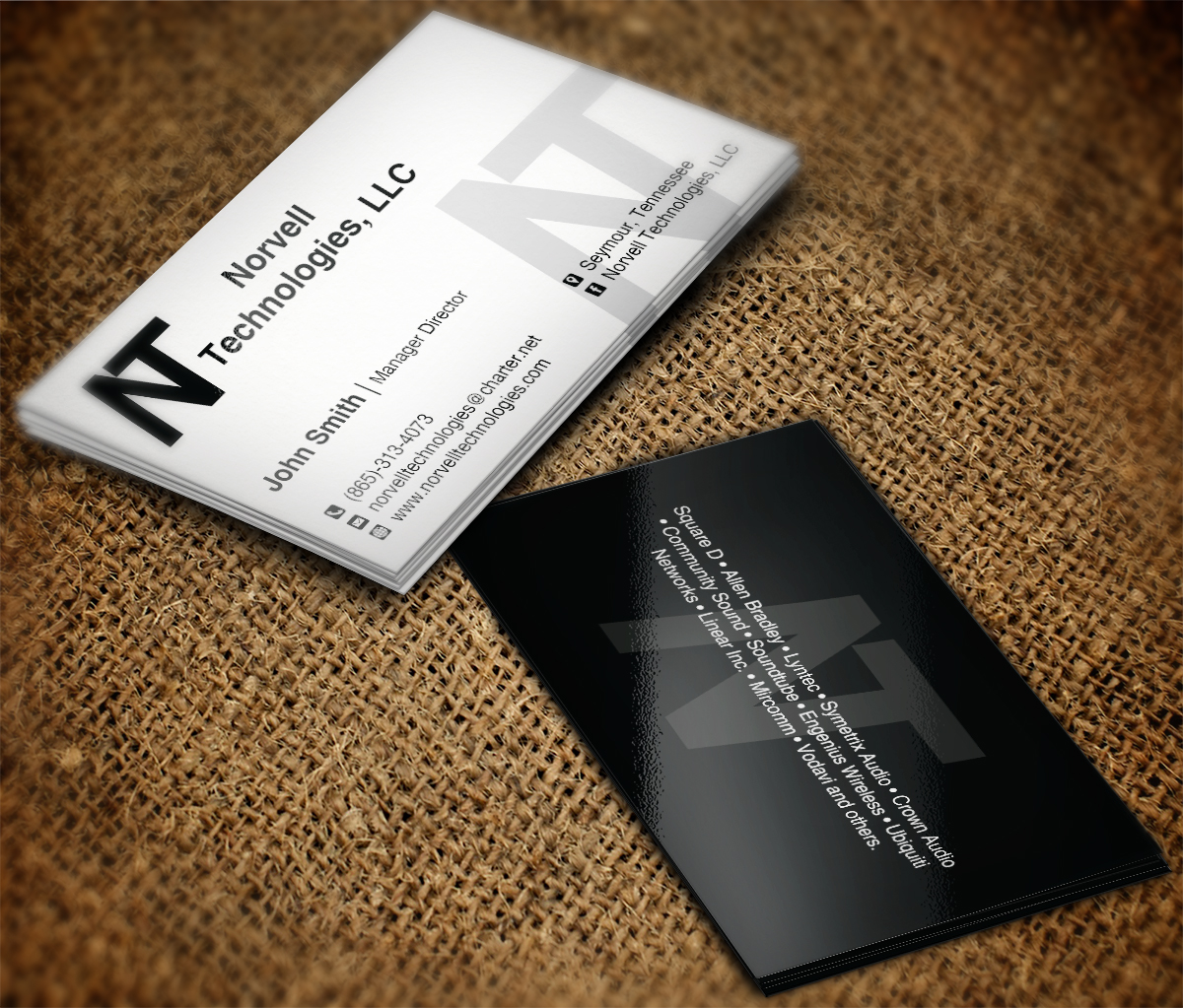 Diseño de Tarjeta de Presentación por MT para Norvell Technologies, LLC | Diseño #5694651