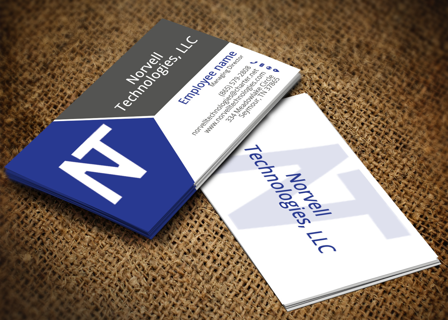 Business Card Design by Lanka Ama for Norvell Technologies, LLC | Design #5624449