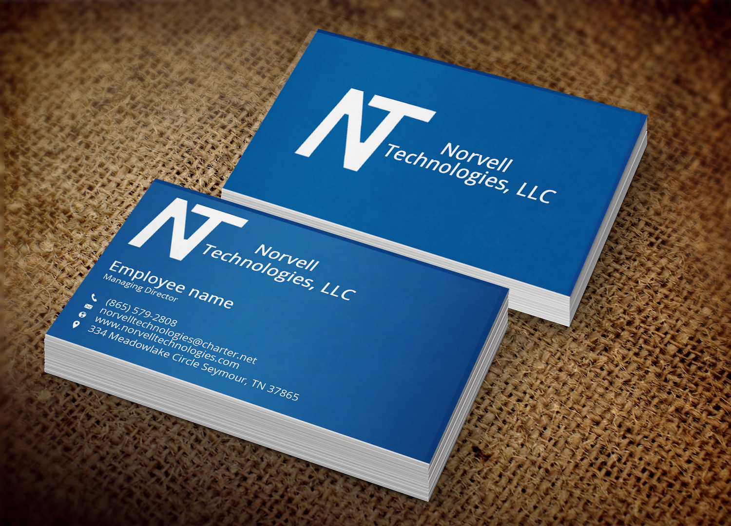 Visitenkarten-Design von Lanka Ama für Norvell Technologies, LLC | Design #5624454