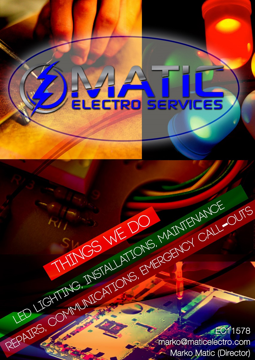 Diseño de Flyer por mounis para Matic Electro Services | Diseño #5650006