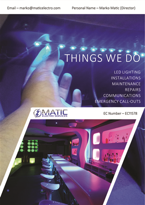 Flyer Design by roopaljain for Matic Electro Services | Design: #5645052