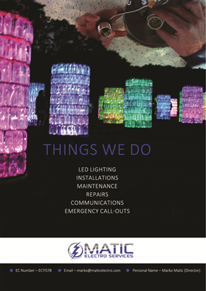 Design de Flyer par roopaljain pour Matic Electro Services | Design #5645069