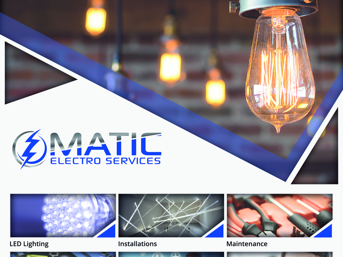 Flyer Design by hytham_alshaer for Matic Electro Services | Design #5646873
