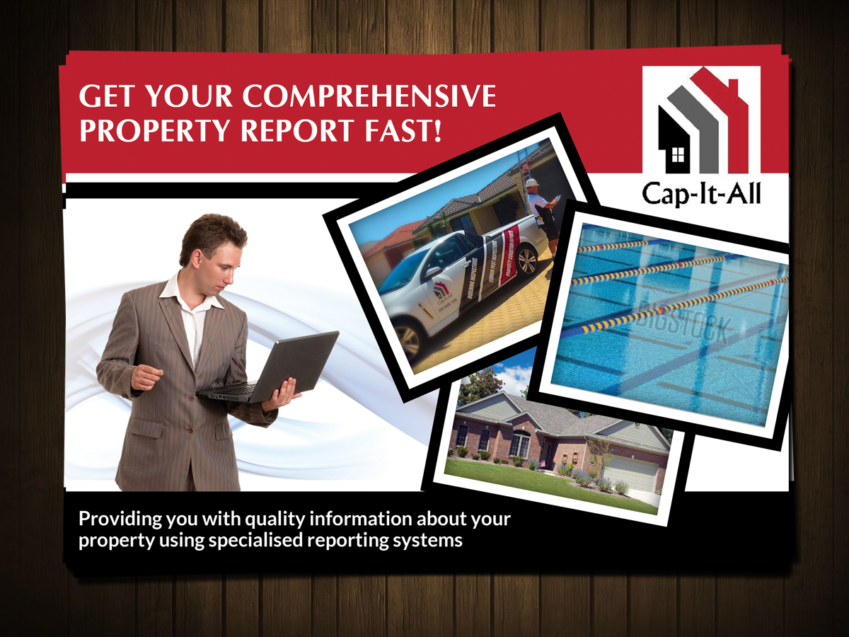 Flyer Design by ESolz Technologies for Cap-It-All Building Inspections | Design #5648734