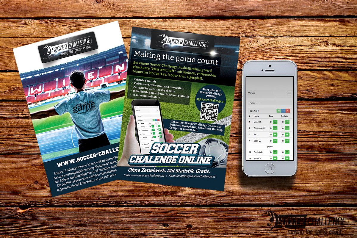 Flyer Design by vanillasky for Soccer Challenge | Design #5636277
