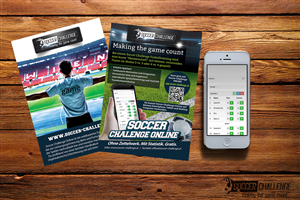 Flyer Design by vanillasky for Soccer Challenge | Design: #5636277