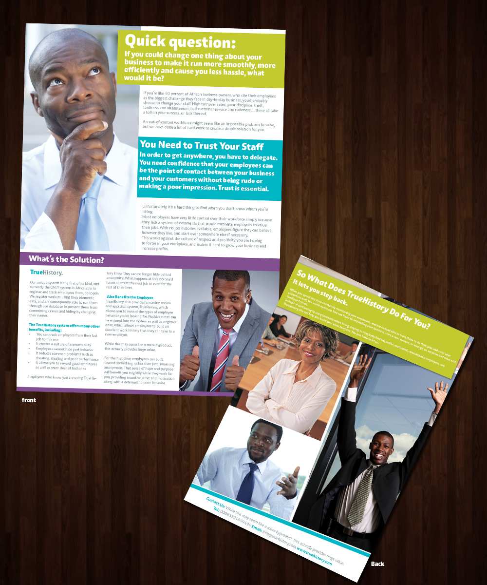 Brochure Design by j.allosso for this project | Design #5750151