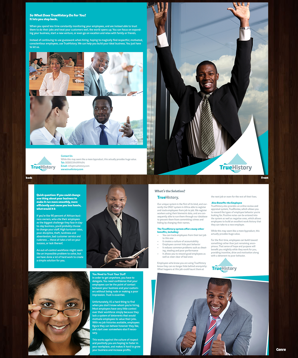 Brochure Design by j.allosso for this project | Design #5757245