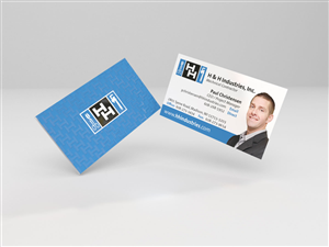 H & H Industries HVAC Mechanical Contractor Business Card | Diseño de Tarjeta de Presentación por Cheeky Creative
