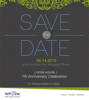 Design Invitation par carlamartinez929 pour Waltz, Palmer & Dawson LLC | Design #5816900