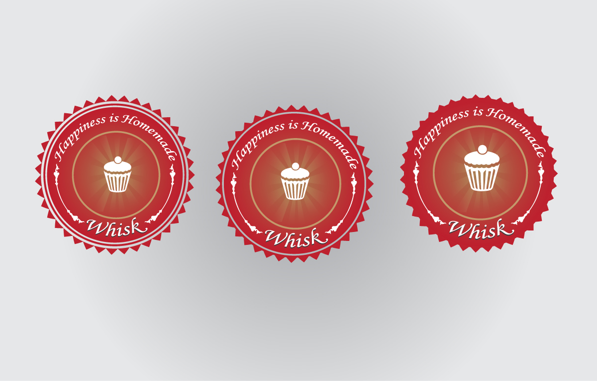 Business Card Design by V.George for Whisk bakery | Design #1555887