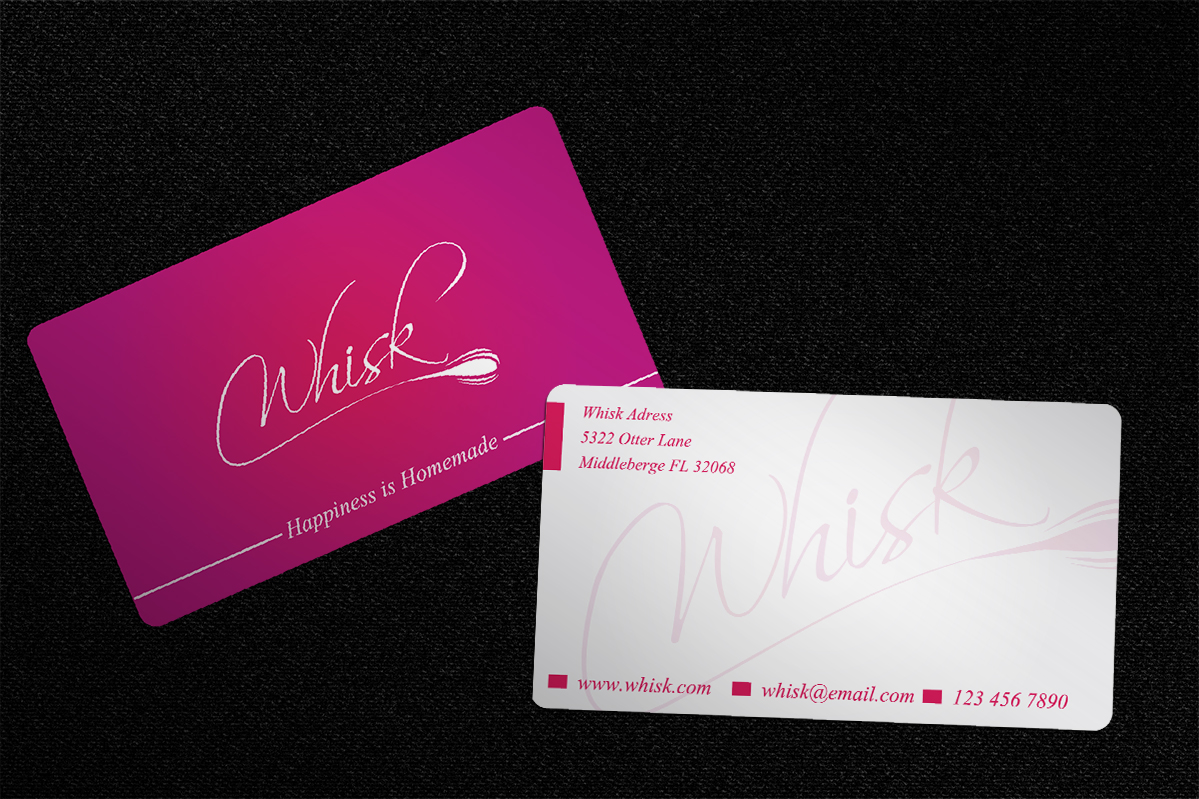 Visitenkarten-Design von V.George für Whisk bakery | Design #1573474