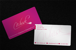 Visitenkarten-Design von V.George für Whisk bakery | Design: #1573474