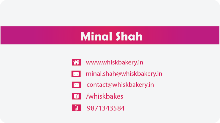 Visitenkarten-Design von V.George für Whisk bakery | Design #1603254