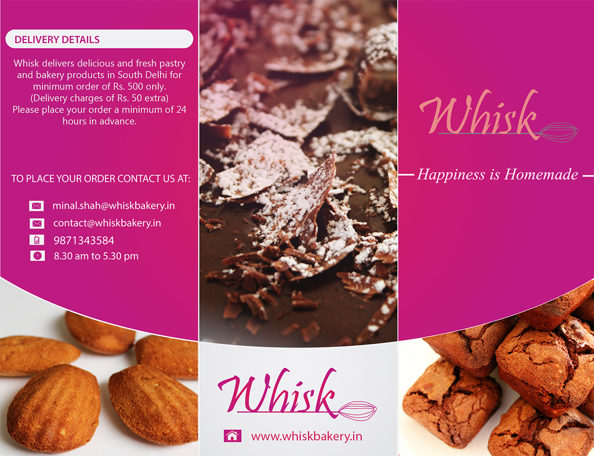 Visitenkarten-Design von V.George für Whisk bakery | Design #1623063