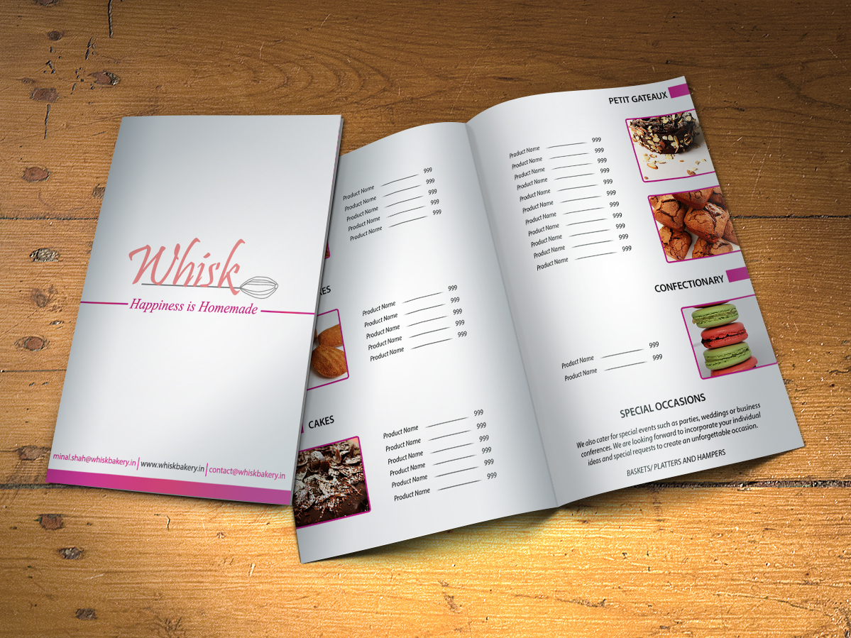 Diseño de Tarjeta de Presentación por V.George para Whisk bakery | Diseño #1640720