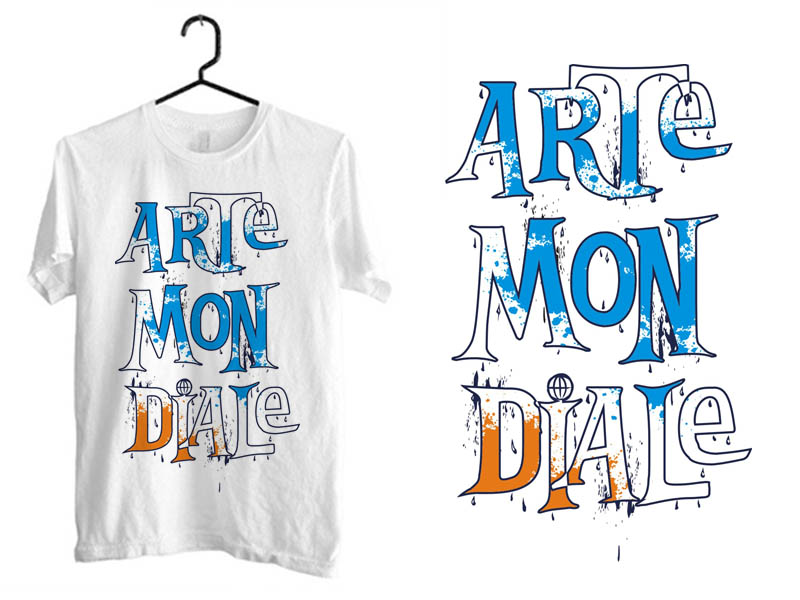 Diseño de Camiseta por inumocca para Arte Mondiale | Diseño #1611948