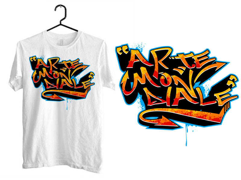 T-shirt Design by inumocca for Arte Mondiale | Design #1619829