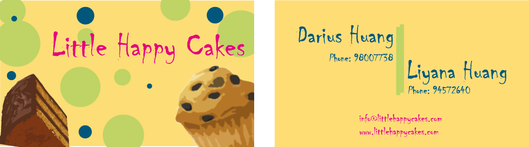 Business Card Design by Giovanni Papalia for Little Happy Cakes | Design #1545050
