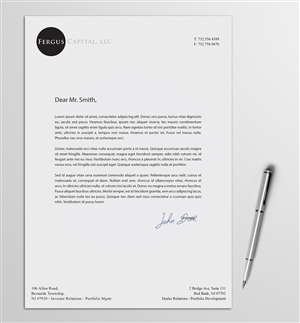 Letterhead Design by Armin Shohrati for this project | Design: #5635299