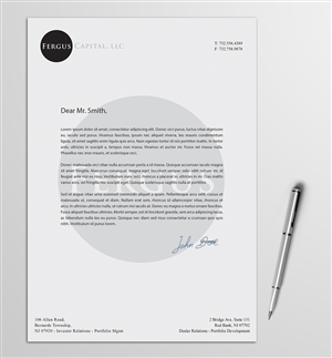 Letterhead Design by Armin Shohrati for this project | Design: #5635386