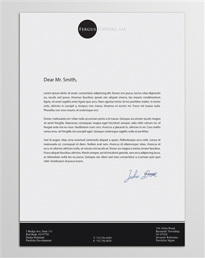 Letterhead Design by Armin Shohrati for this project | Design: #5636397