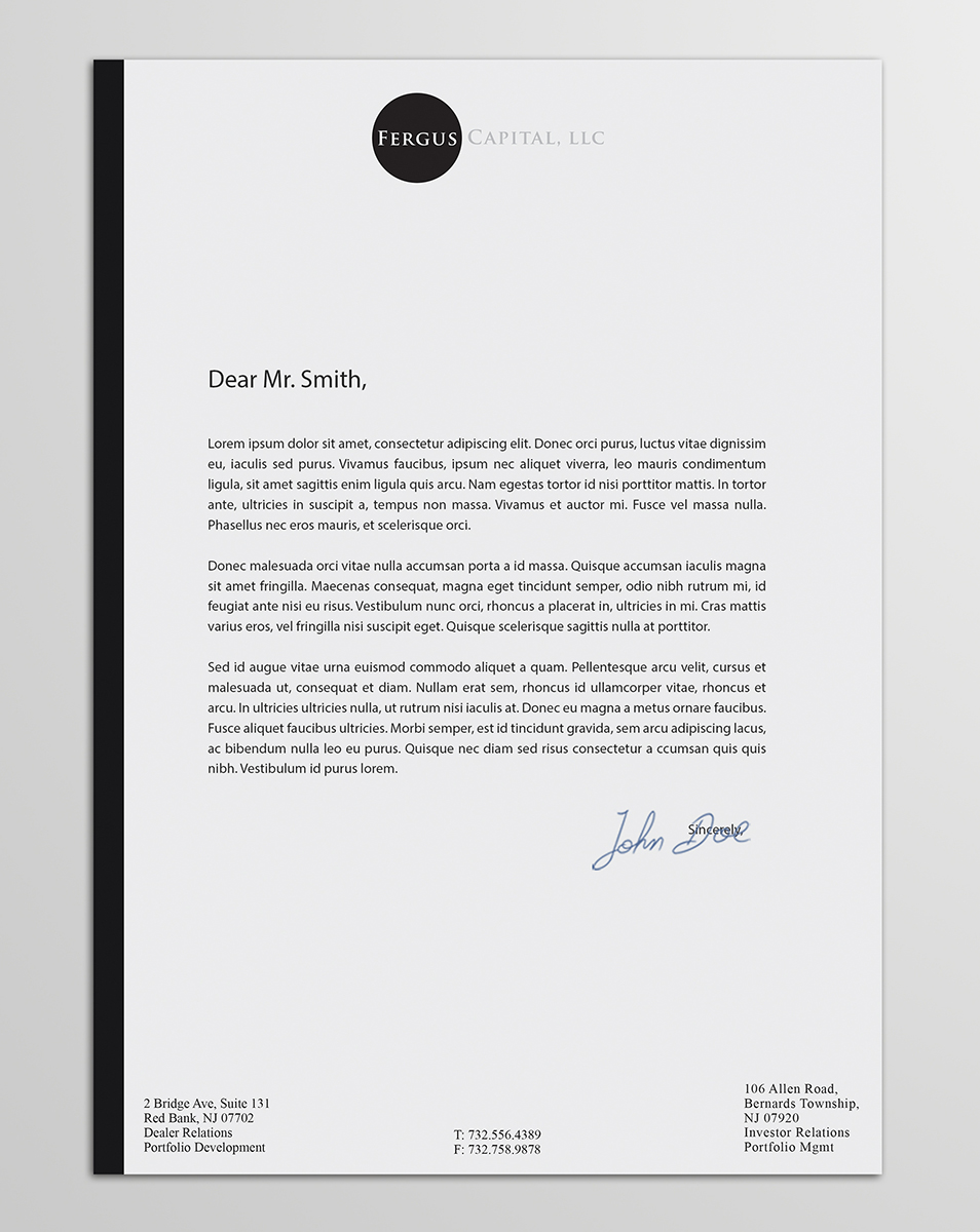 Briefkopf-Design von Armin Shohrati für dieses Projekt | Design #5640009