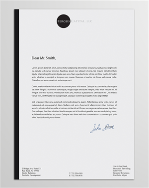 Letterhead Design by Armin Shohrati for this project | Design: #5640009