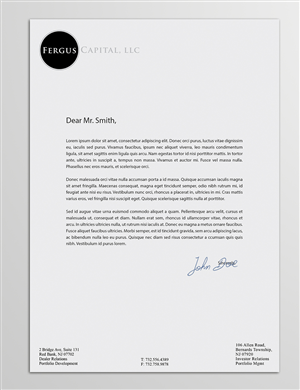Letterhead Design by Armin Shohrati for this project | Design #5656937