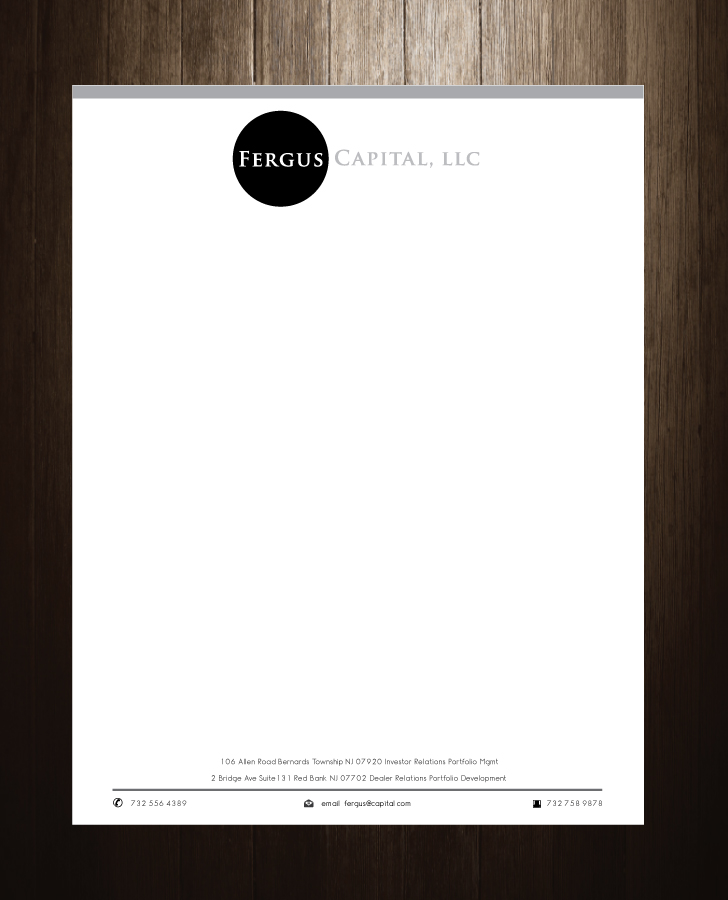 Letterhead Design by meet007 for this project | Design #5652224