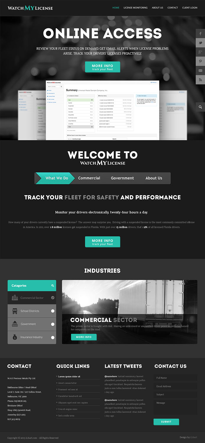 Web Design by iLibart for Bret Lusskin PA | Design #5647081