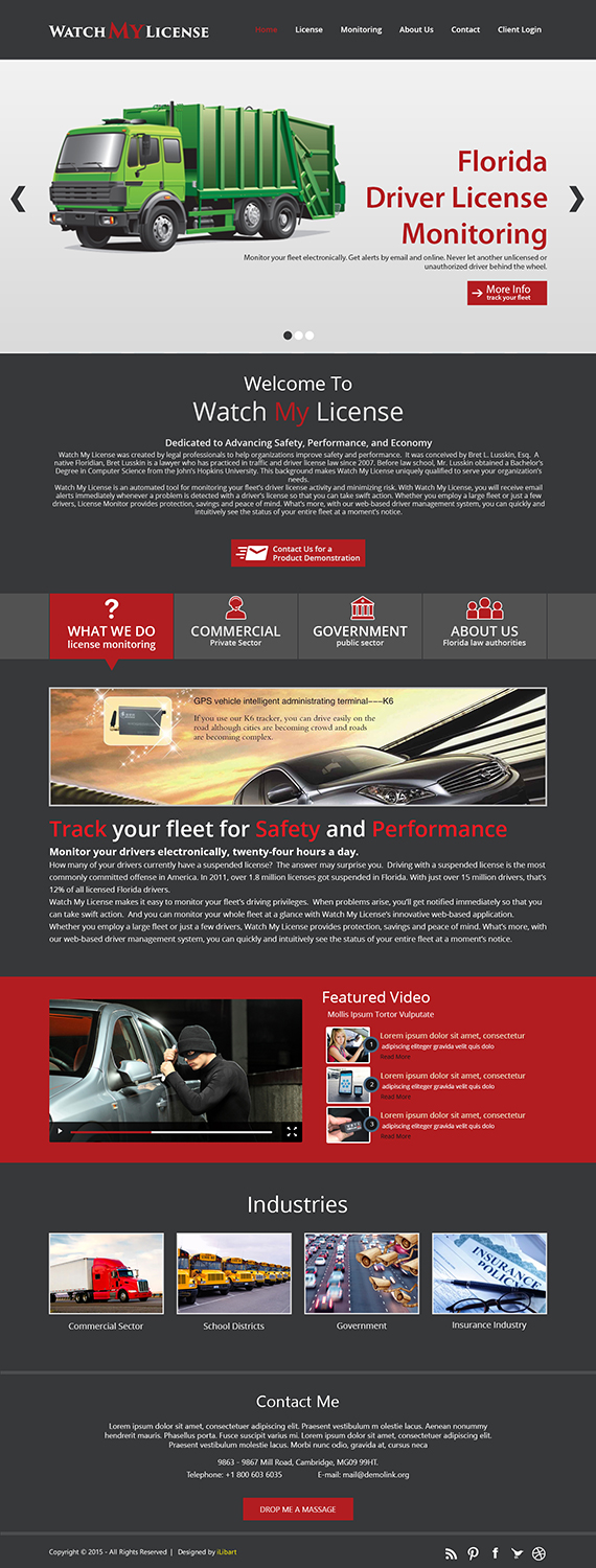 Diseño Web por iLibart para Bret Lusskin PA | Diseño #5652433