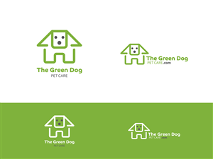 The Green Dog Pet Care | Logo Design by RoundYellow
