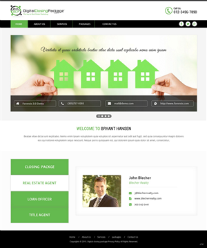 Web Design by pb for this project | Design: #5638051